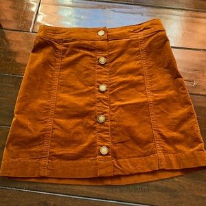 Copper key corduroy skirt for girls youth medium